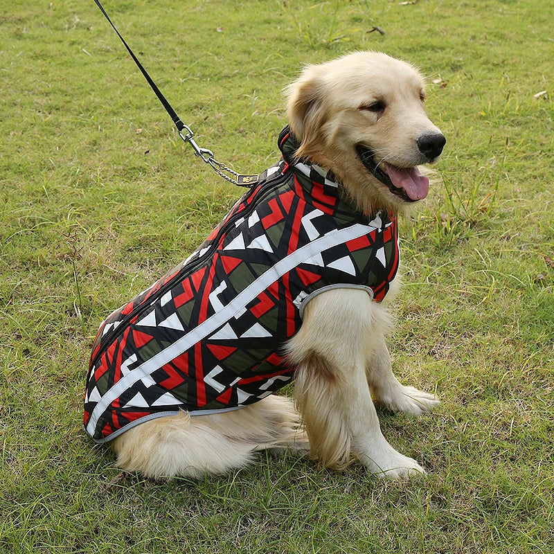 Waterproof Big Dog Coat Jacket for Medium Large Dogs Winter Warm Pet Clothes Golden Retriever Pitbull Clothing ropa para perro