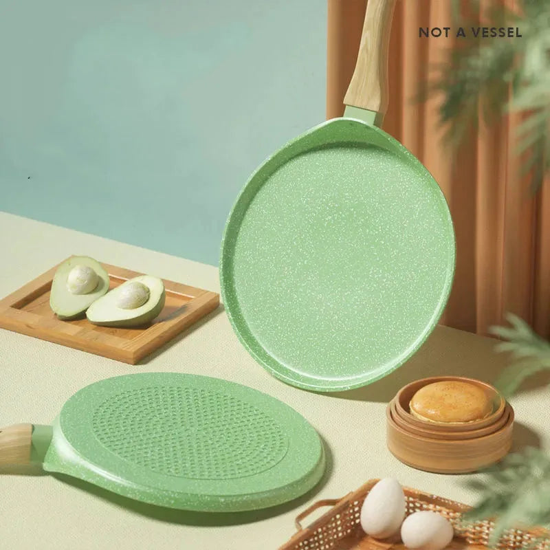 18/22/28cm Non-stick Frying Pan Pancake Pan for Breakfast Bread Egg Pizza Crepe Pan Kitchen Cookware Induction Cooker Gas Stove