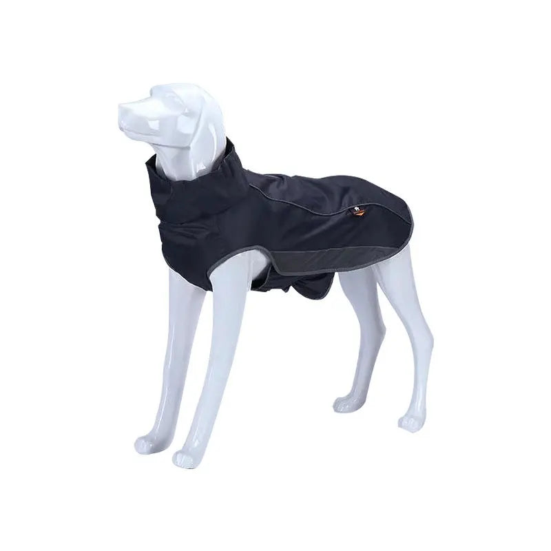 High Collar Big Dog Coat Jacket for Medium Large Dogs Winter Pet Clothes Labrador Shepherd Bulldog Raincoats mascotas Clothing