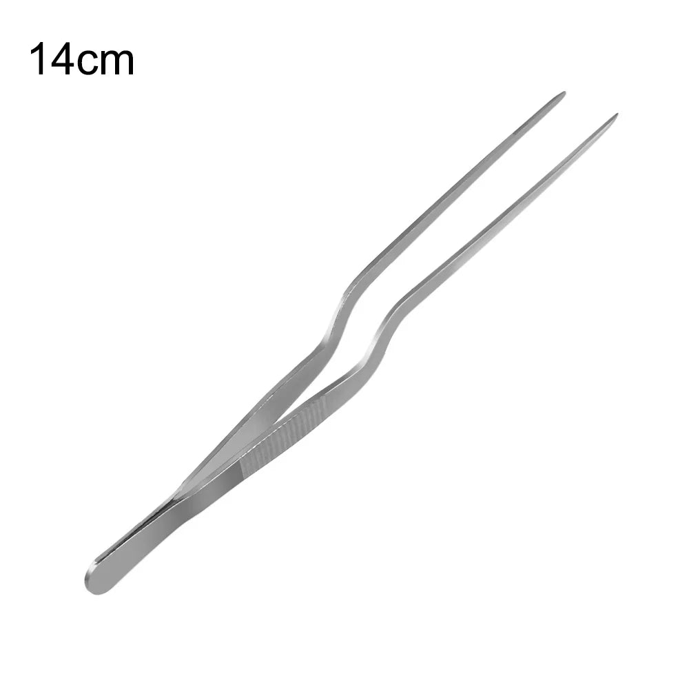 Kitchen Tongs Kitchen Utensils BBQ Tweezer Food Clip  Stainless Steel Kitchen Chief Tongs Picnic Barbecue Cooking Seafood Tool