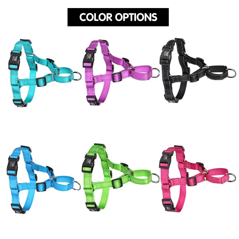 No Pull Dog Harness for Medium Large Dogs Reflective Choke Free Front Clip Pet Harness Quick Release Easy Control Dog Harness