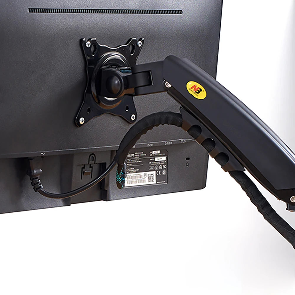 NB NORTH BAYOU F80 Desktop Gas Spring 17-30" LCD LED Monitor Holder Mount Arm Full Motion Display Stand Loading 2-9 Kgs