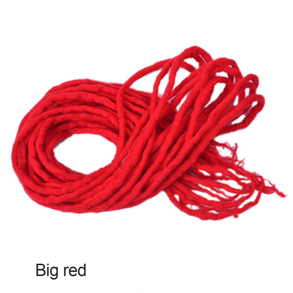 For Hair Double Ends Soft Dreadlocks Hair Extensions Synthetic Braiding Hair For Hip-hop Hair Style Crochet Hair For Women Kids