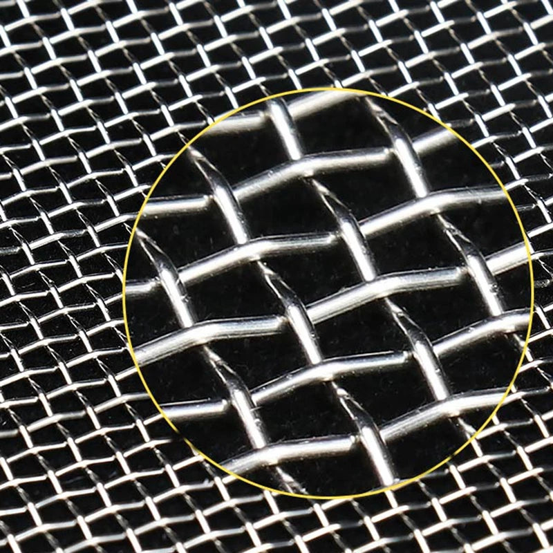 4-300M Round 304 Stainless Steel Flour Sieve Kitchen Food Bean Filter Screen Lab Powder Filter Sieve Strainer Sifter Baking