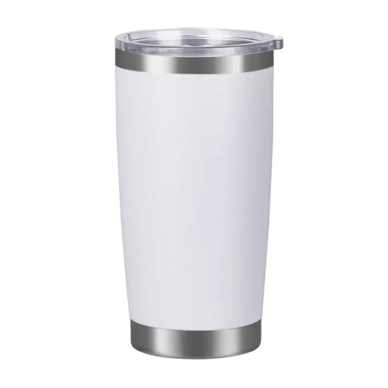 logo Name 20OZ Car Thermal Mug Beer Cups Thermos for car Tea Coffee Water Vacuum Insulated Leakproof With Lids