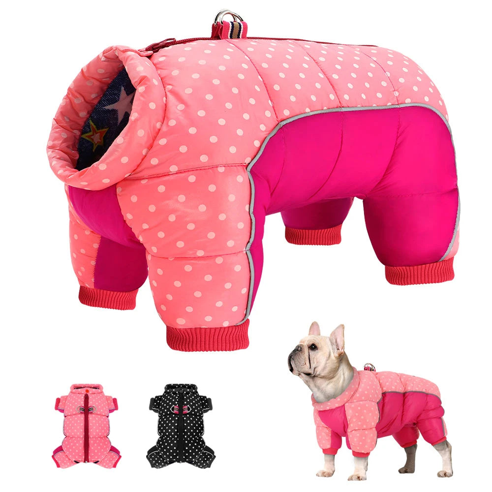 Waterproof Warm Dog Clothes Winter Clothes For Small Medium Large Dogs Pet Puppy Jacket Dog Coat Chihuahua Pug Jumpsuit Clothing