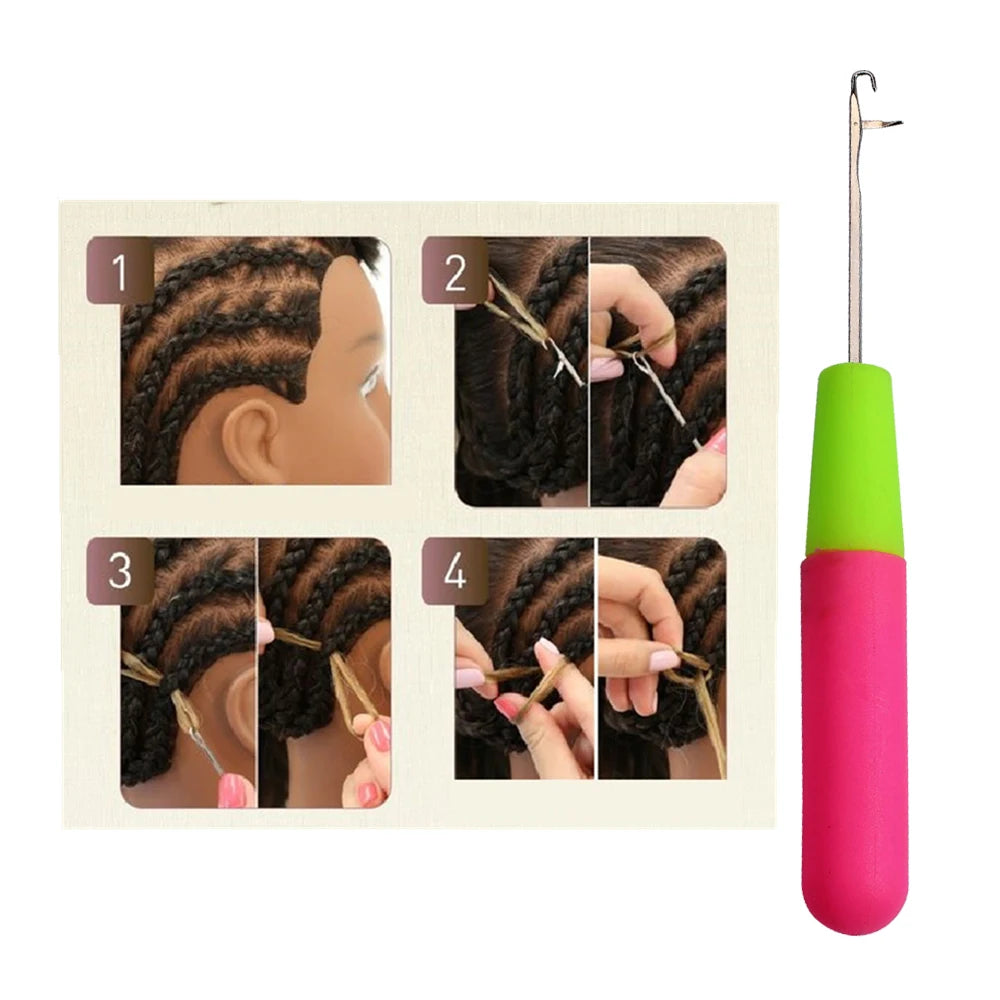 Latch Crochet Hook Needle Plastic Knitt For Making Jumbo Braiding Dreadlock Hair Tools Weaving Dreadlock Extension