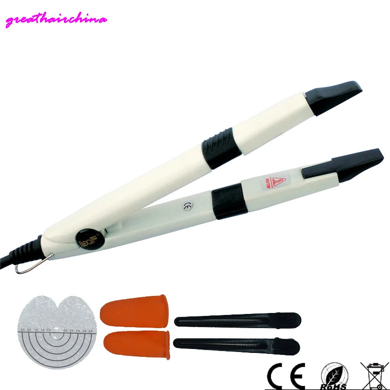 1 Pieces Newest Fashion Professional Mini LED Temp Control Hair Extension Iron Heat Keratin Fusion Connector Tools Hairdress
