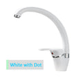 Rozin Beige Brass Kitchen Faucets 3 color 360 Rotated Swivel Spout Kitchen sink Crane Single handle Cold Hot Water Mixer Tap