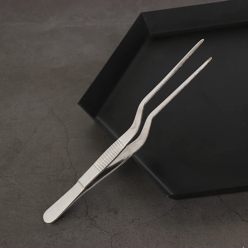 Kitchen Tongs Kitchen Utensils BBQ Tweezer Food Clip  Stainless Steel Kitchen Chief Tongs Picnic Barbecue Cooking Seafood Tool