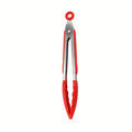Silicone Tongs Kitchen Stainless Steel BBQ Non-Stick Kitchen Utensils Barbecue Cooking Tong With Joint Lock Kitchen Accessories
