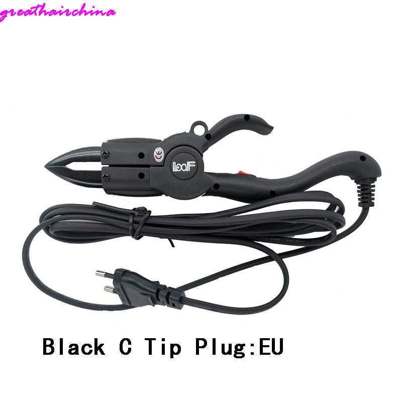 1Pcs Factory Outlet Temperature Constant Flat Plate Fusion Heat Iron Hair Extension  Keratin Bonding Tools + Insulated Fingers