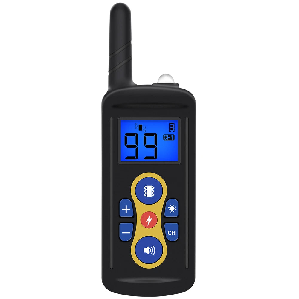 800m Dog Training Collar T-600 Waterproof Electric Pet Remote Control Rechargeable Bark Stop Receiver for All Sizes of Dogs