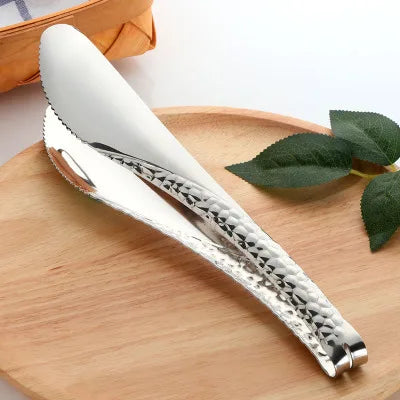 Gold Bread Clip Rose Golden Food Tongs Black Barbecue Buffet Salad Steak  Clever Tong Bar Serving Clamp Kitchen Accessories 20cm