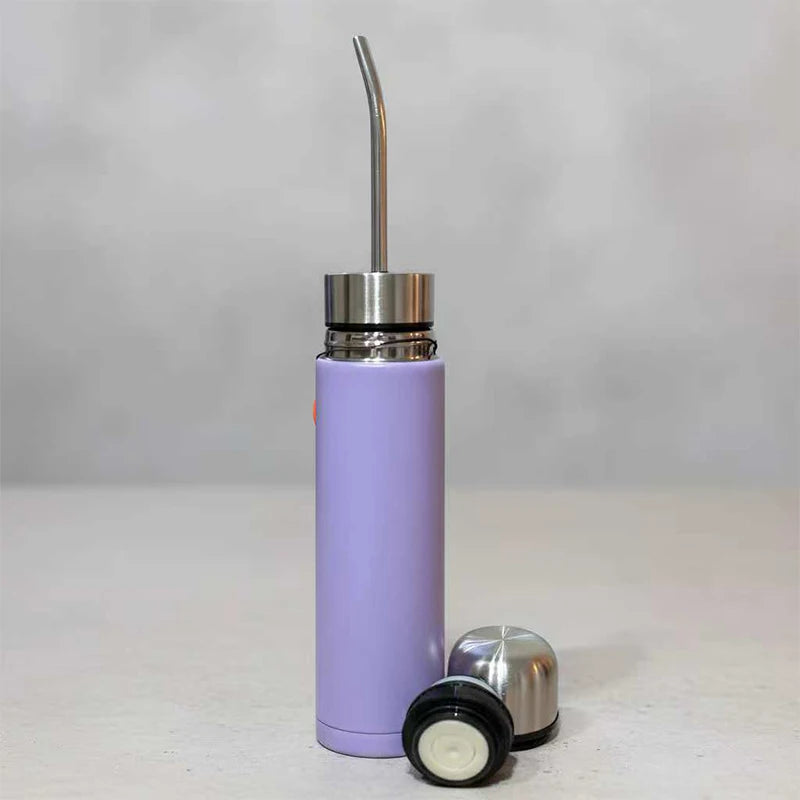 Stainless Steel Madai Tea Travel Pot 3-in-1 Filter And Straw Brewing Utensil Leak Proof Design Convenient For Outdoor Carrying