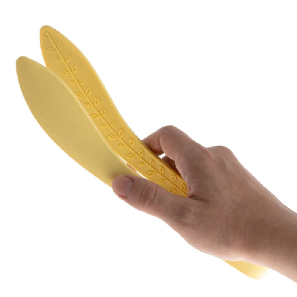 1Pcs Silicone Grill Tongs Non-Stick Food Bread Clip Heat Resistant BBQ Salad Cooking Serving Clamp Clip For Kitchen