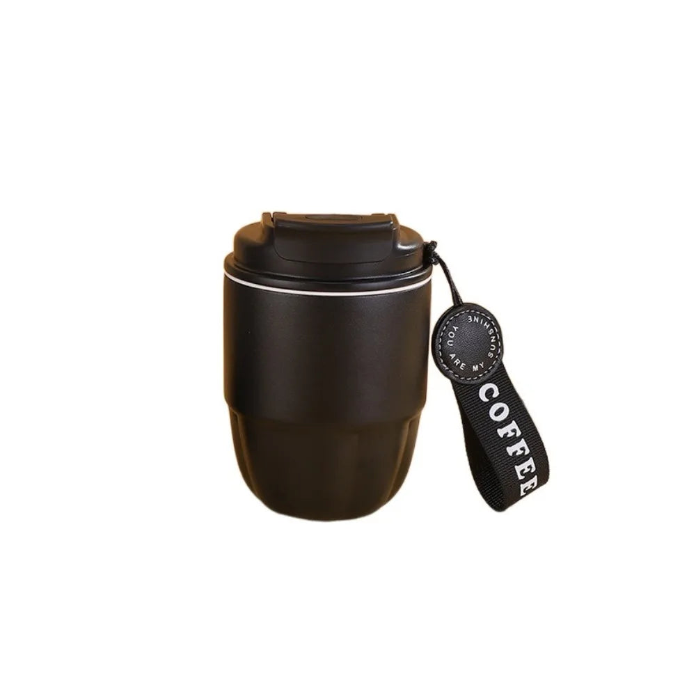 Durable Mini Stainless Steel Coffee Mug Portable Simple Vacuum Flasks 260ml Small Capacity Dual Drink Cup Car