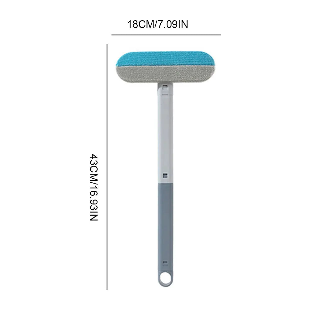 3 in 1 Pet Hair Remover Brush Long Handle Window Cleaning Brush Pet Fur Cleaning Tool Cat Dog Hair Remover Brush Pet Supplies