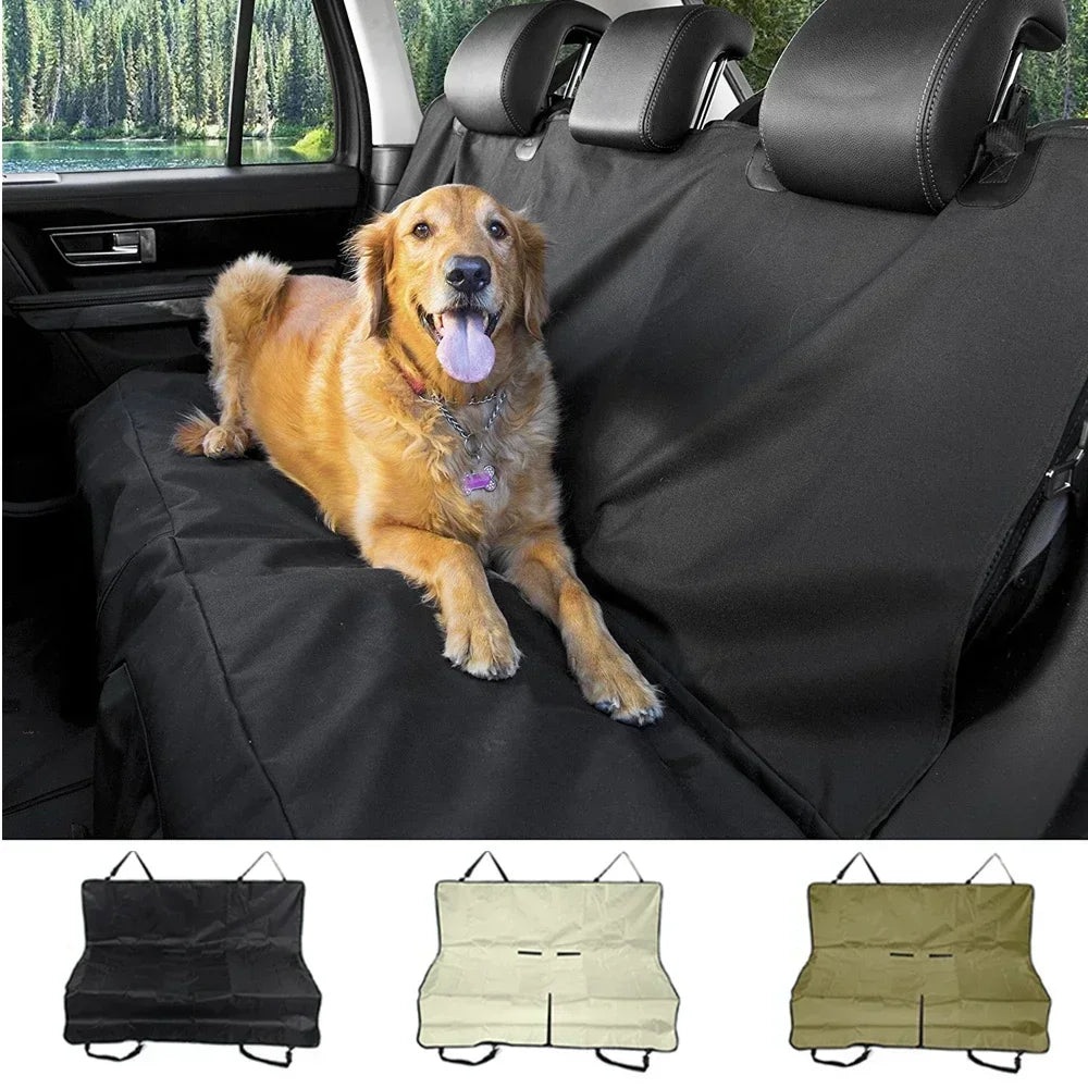 Car Rear Back Seat Protector Dog Safety Harness Dog Car Seat Cover Waterproof Pet Travel Dog Carrier Hammock