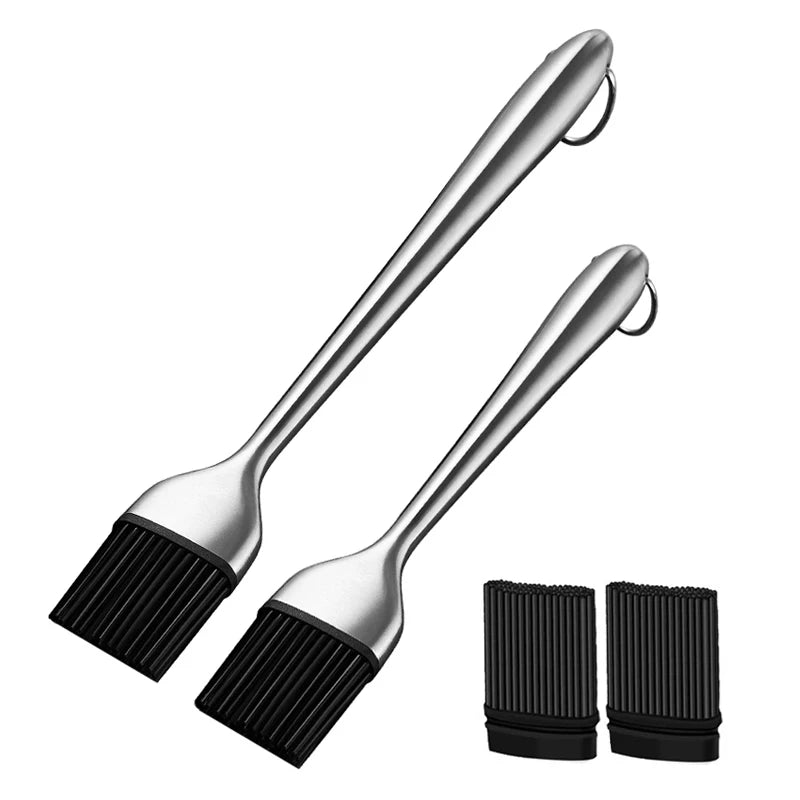 Kitchen Oil Brush Silicone Pastry Brush BBQ Grill Oil Sauce Butter Basting Brush Barbecue Cooking Brush Kitchen BBQ Accessories
