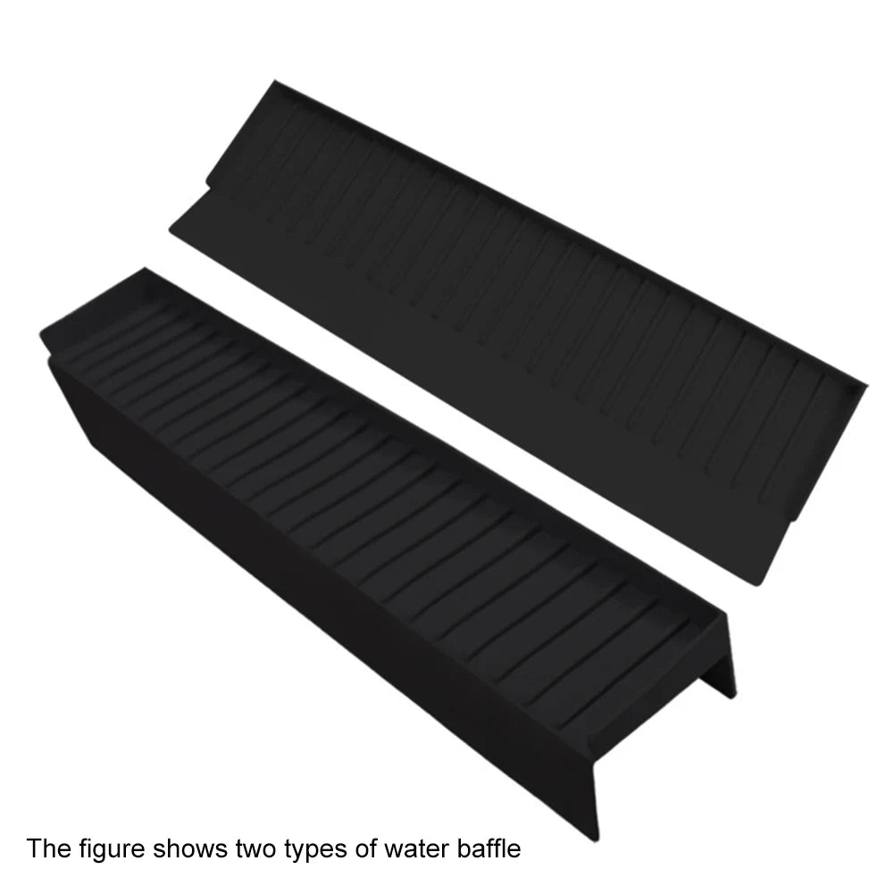 1pc Silicone Sink Rim Splash Guard Protector Faucet Splash Guard Mat Drain Pad Countertop Protector Kitchen Water Baffle
