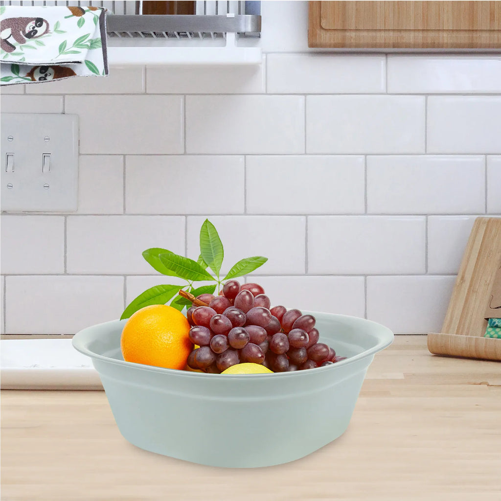 Thickened Plastic Wash Basin Square Foot Tub For Soaking Feet Laundry Kitchen Sink Small Dish Pan Space Saving Lightweight