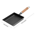 Cast Iron Egg Frying Pan Non-stick Japanese Omelette Pan Thickened Cooking Pots Saucepan Rectangle Mini Tamagoyaki Fried Pot