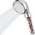 Filtered Handheld Head, High Pressure 3 Spray Settings Showerhead Saving Water, Water Softener Shower Head With Mineral
