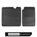 For Tesla Model Y Model 3 Highland Leather Trunk Mats Rear Seat Back Protector Pad Backrest All Weather Liner Pet Anti-kick Pad