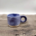Creative Ring Handle Ceramic Mug Korean ins style Irregular Splash ink Coffee Cup Office Home Breakfast Tea Cup Handgrip Mug