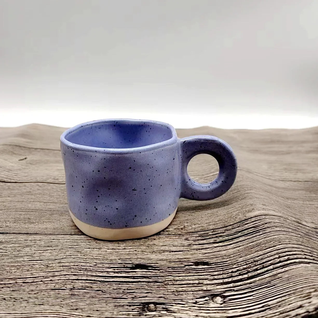 Creative Ring Handle Ceramic Mug Korean ins style Irregular Splash ink Coffee Cup Office Home Breakfast Tea Cup Handgrip Mug