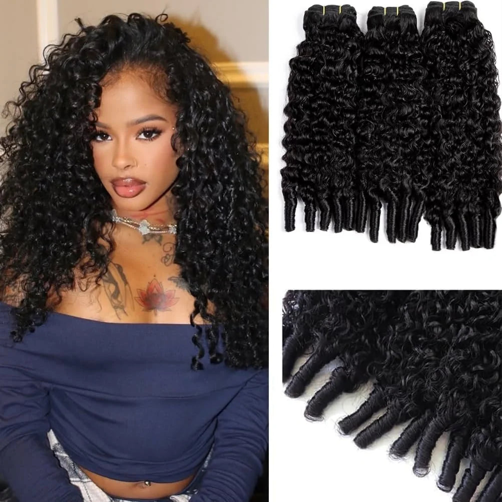 Burmese Curly Bundles 100% Human Hair Sew Brazilian Virgin Remy Hair Extensions In Bundles 30 Inch Raw Hair Bundles Double Weft