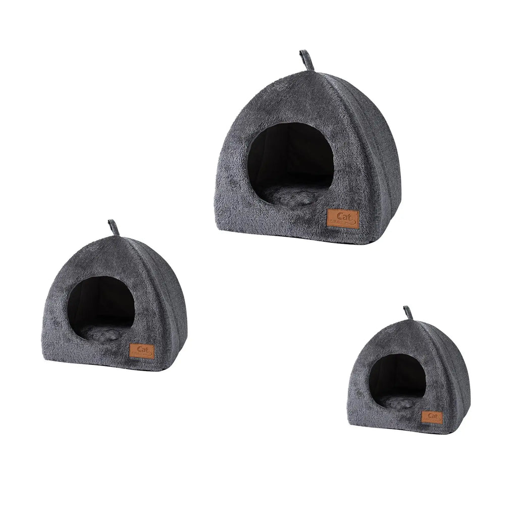 Cute Pet Cave Bed Igloo Bed Kitty Puppy Hideout Sleeping Bag Kitten Dog