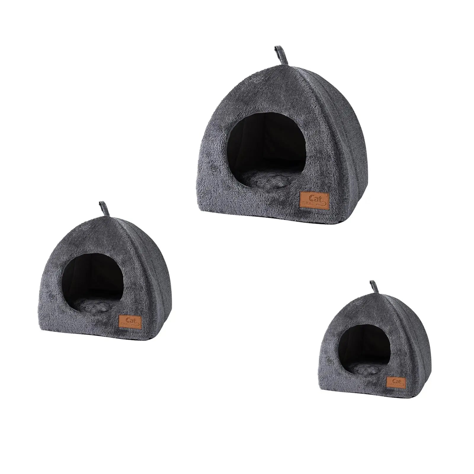 Cute Pet Cave Bed Igloo Bed Kitty Puppy Hideout Sleeping Bag Kitten Dog