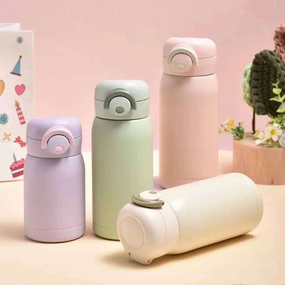 Mini Thermos Cup 220ml/320ml Stainless Steel Thermal Pocket Cup Coffee Mug Vacuum Flask Insulated Hot Water Bottle Kids Gift