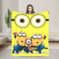 Kevin Dave  Wool Blankets Comedy Cartoon  Awesome Throw Blankets for Home 150*125cm Bedspread