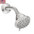 8-Spray Fixed Shower Head Wall Mount Chrome Water Saving Bathroom Shower System Easy Install Luxury Shower Experience