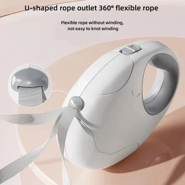3/5M Retractable Cat Small Dog Leash Traction Rope Reflective Belt Automatic Flexible Leash For Small Medium Dog Product