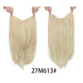 Synthetic Wig Women's Traceless Invisible U-shaped  Layered  Straight Hair With Inner Buckle Long Curly Hair Natural
