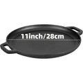 3-Piece Cast Iron Skillet Set (6/8/10 Inch) - Pre-Seasoned, Non-Stick, Heavy-Duty Pans for Oven, Grill & Campfire Cooking