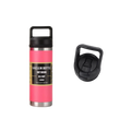 600ml, two lids for direct drinking and straw drinking, large-capacity 304 stainless steel sports thermos.