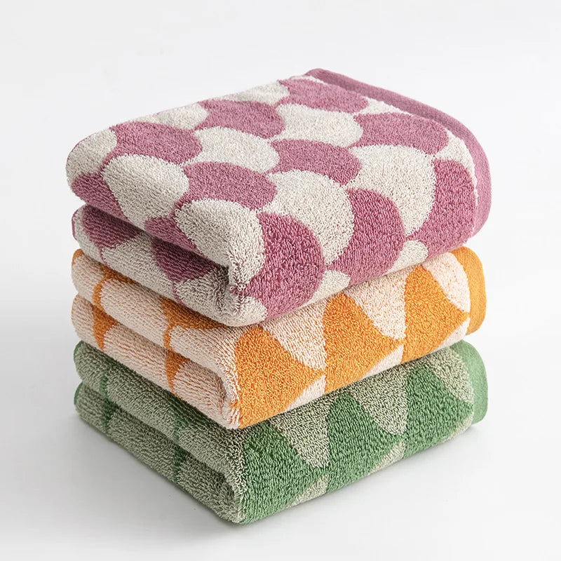 34 * 74cm Pure Cotton Towel Soft Thick Comfortable Face Towel Absorbent and Quick Drying Bath Towel A Choice for Quality Life