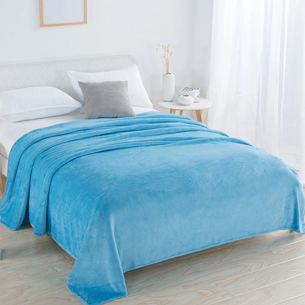 100×150/150×200cm Coral Fleece Blankets Autumn Winter Single Twin Blanket Home Bed Sofa Outdoor Travel Portable Warm Blankets