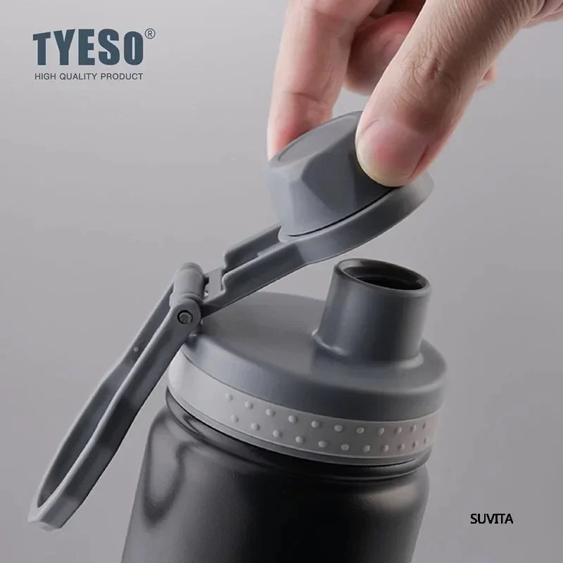 Tyeso 530/750ML Thermos Bottle Stainless Steel Vacuum Flask Travel Cup Insulated Water Bottle Sport Thermal Mug Hot Cold Mug