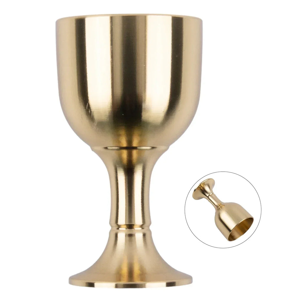 15ml/30ml Vintage Brass Wine Glass Drinking Liquor Tumbler Cup Mug For Party Bar Wine/Beer/Juice Goblet Beverage Drinkware