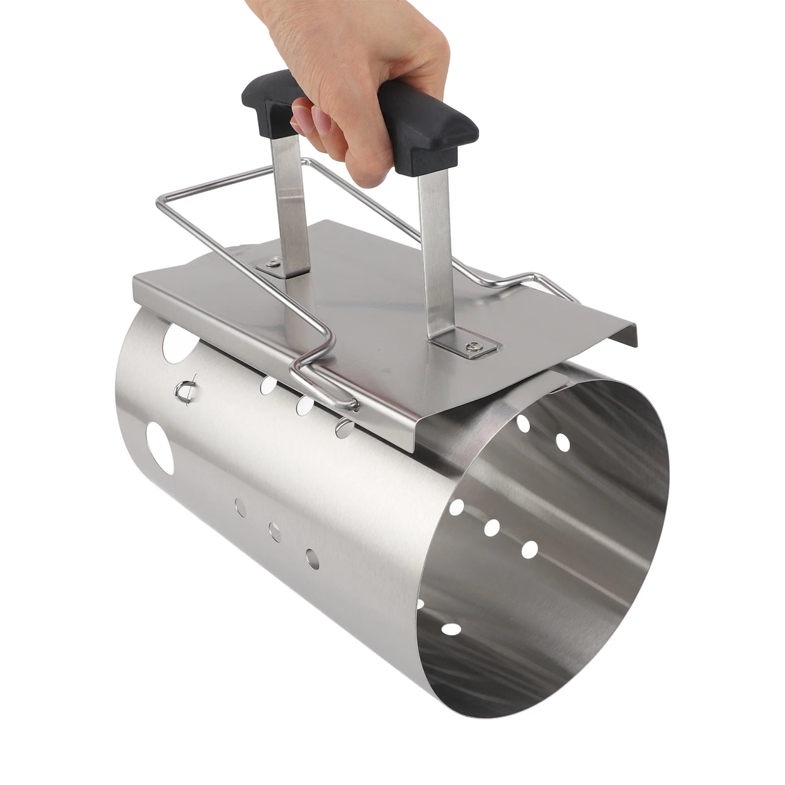 Charcoal Bucket Charcoal Ignition Charcoal Bucket Barbecue Stove Igniter Outdoor Barbecue Stove Ignition Cylinder For Camping