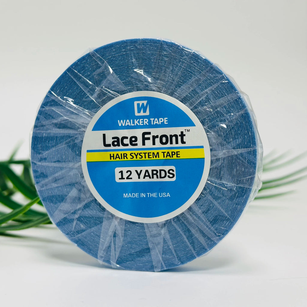 Super Hair Blue Tape Double-Sided Adhesive Tape 0.8/1/2CM 12 Yards for Hair Extensions Lace Wigs Toupees