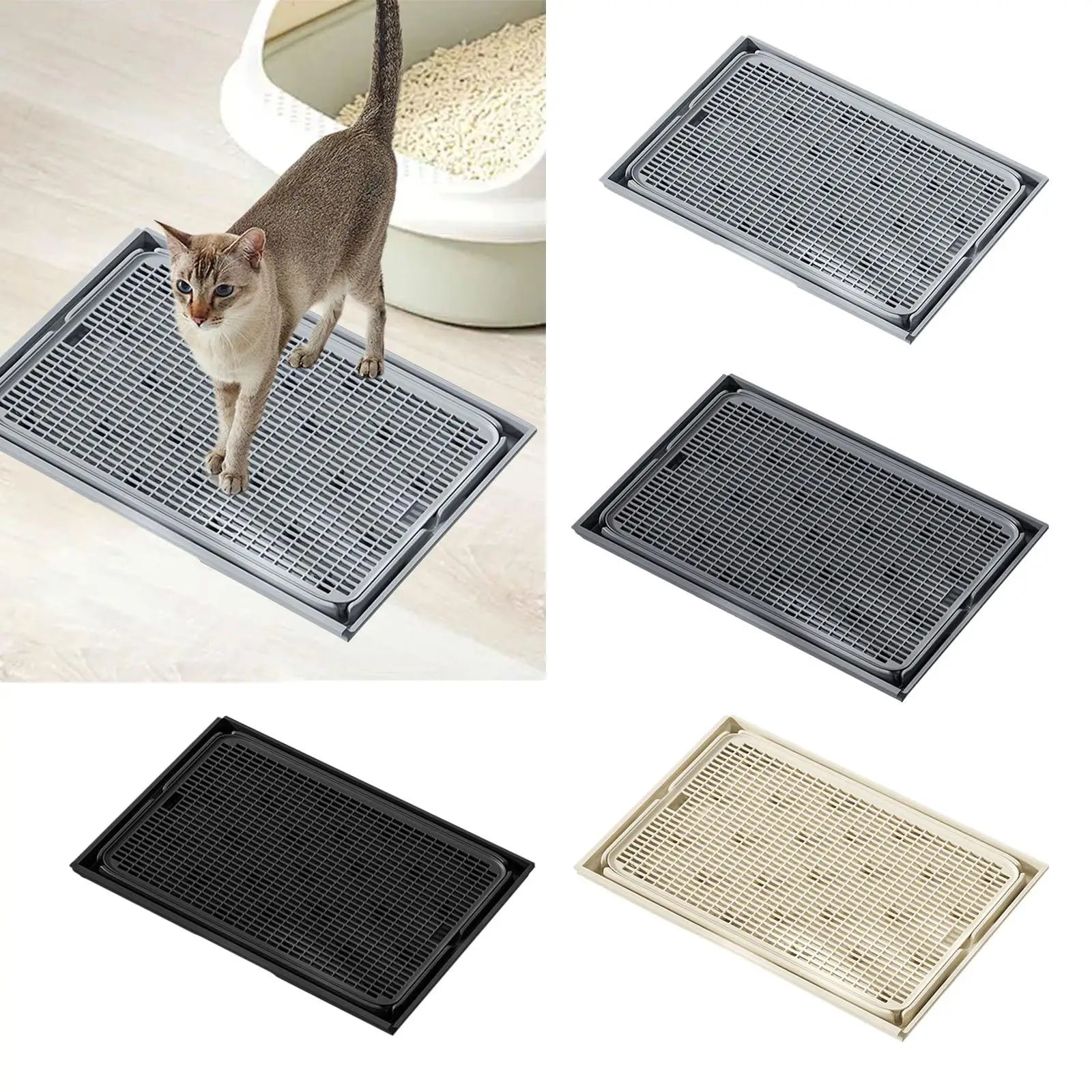 Cat Litter Mat Litter Boxes Mat Cat Supplies Accessories Non Slip Easy Clean