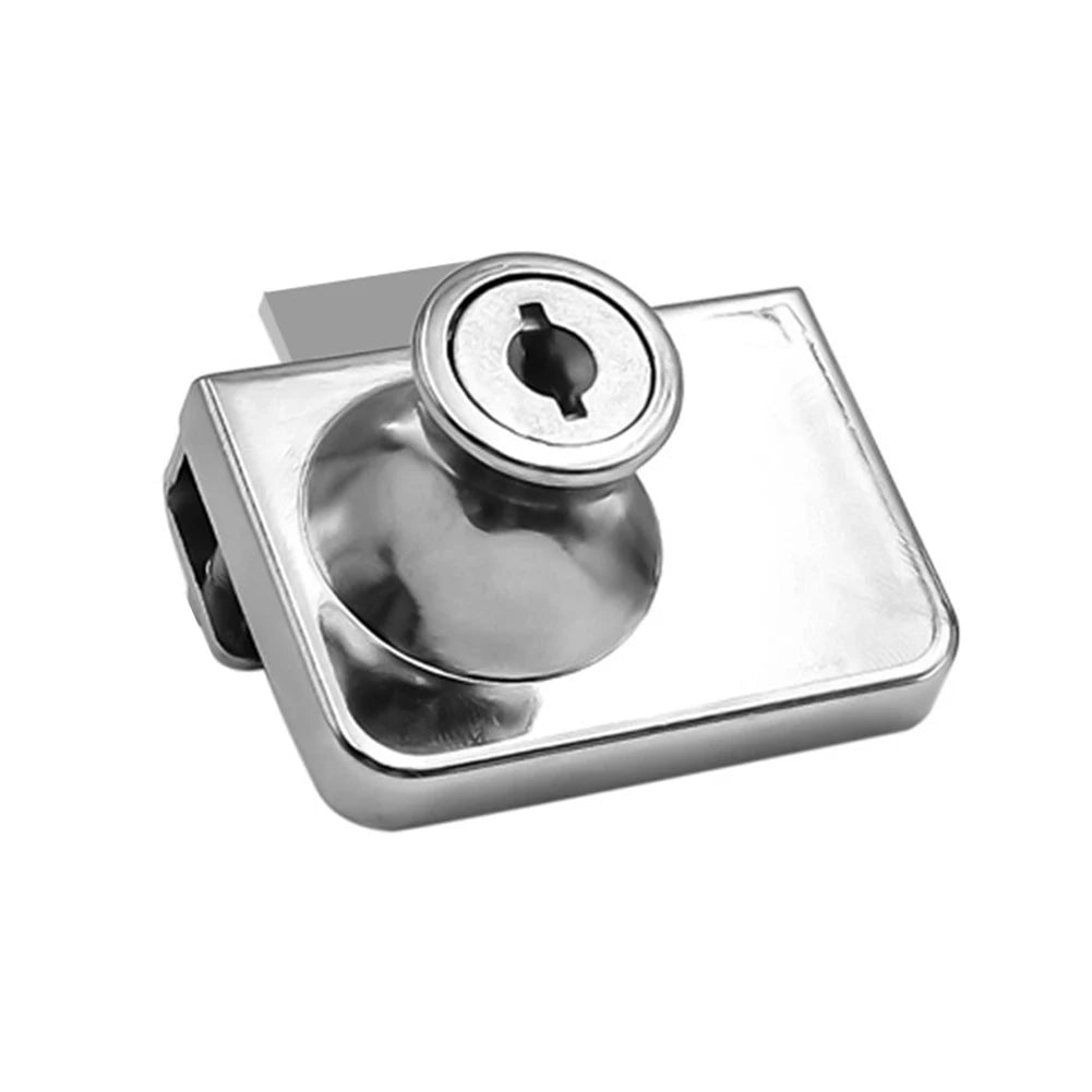 Glass Wine Cabinet Door Lock Zinc Alloy Mobile Phone Counter Lock Glass Cabinet Lock Display Showcase Glass Locks