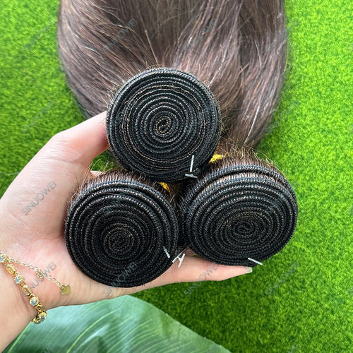 #2 Hair Bundles 1/3/4 Pcs Darkest Brown Colored Peruvian Human Hair Weaving Extensions 32 34 Inch Brazilian Hair Bundles Cheap